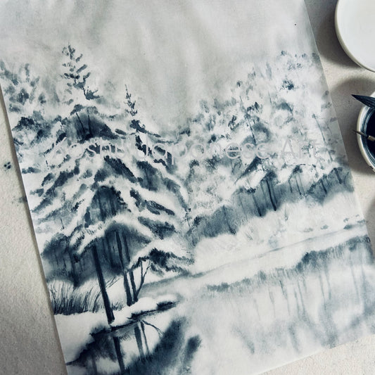 Monthly Workshop - January 2026 "Snowy Forest"