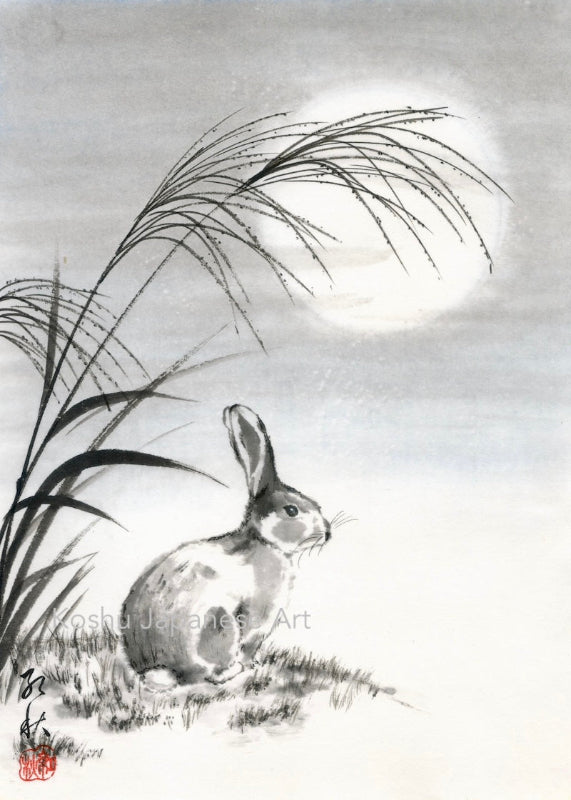 Monthly Workshop - December 2022 "Rabbit with the moon"