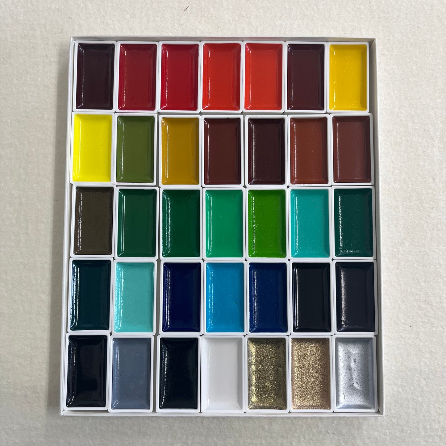 GANSAI PAINT - 25 coloured ink palate